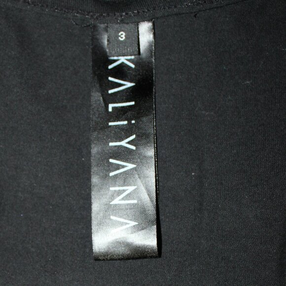 Kaliyana Long Tank in Black 100% cotton Women   size 3 /X/XL - Picture 6 of 7